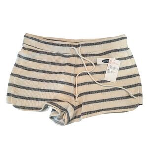 Old Navy Striped Shorts UPF‎ 50 Beach Lounge Drawstring Waist Medium